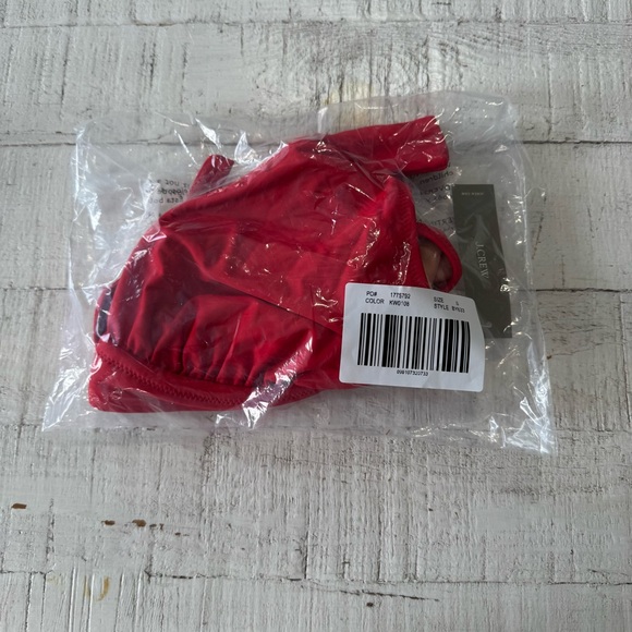 J.Crew DD Halter Tie Back Bikini Top NWT size Small in Venetian Red‎ Swimsuit - Picture 11 of 12